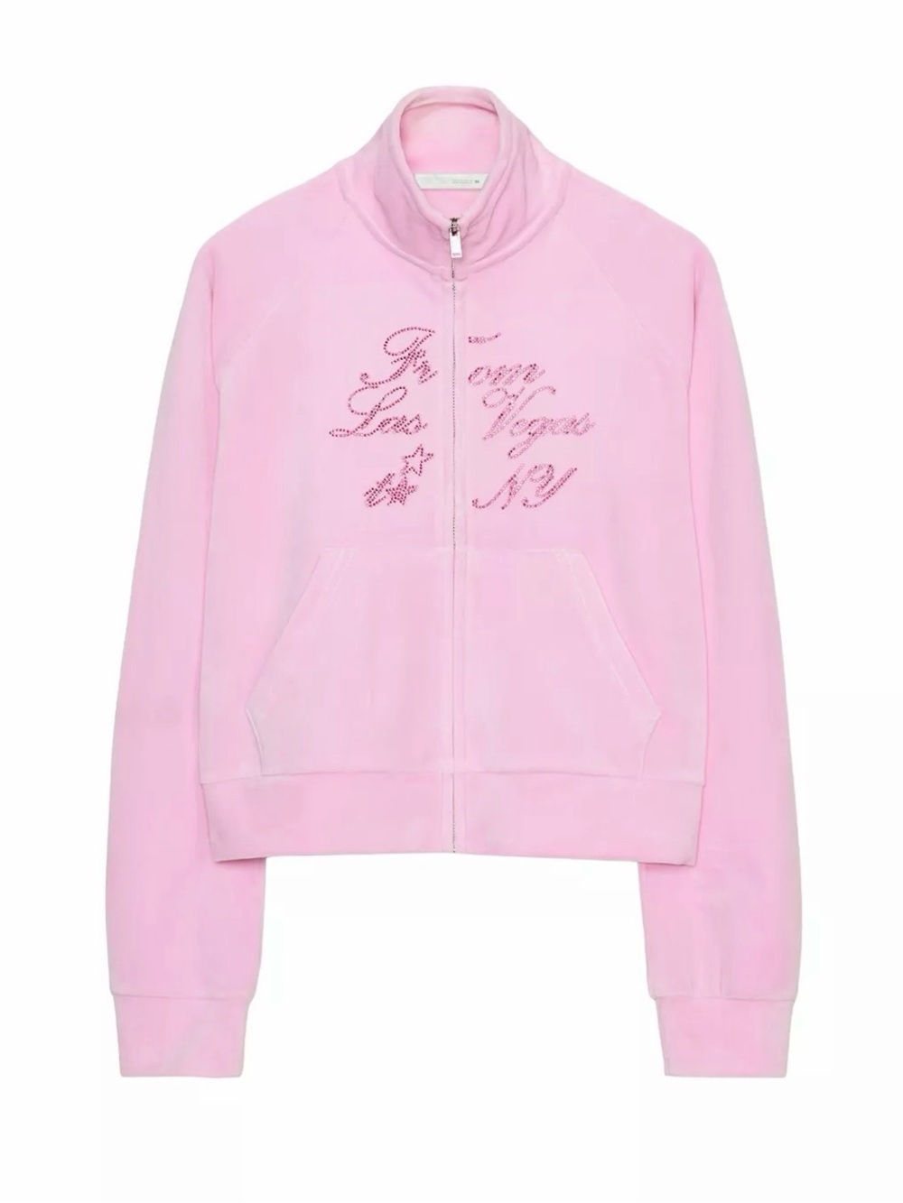 Zara Velvet Text Jacket